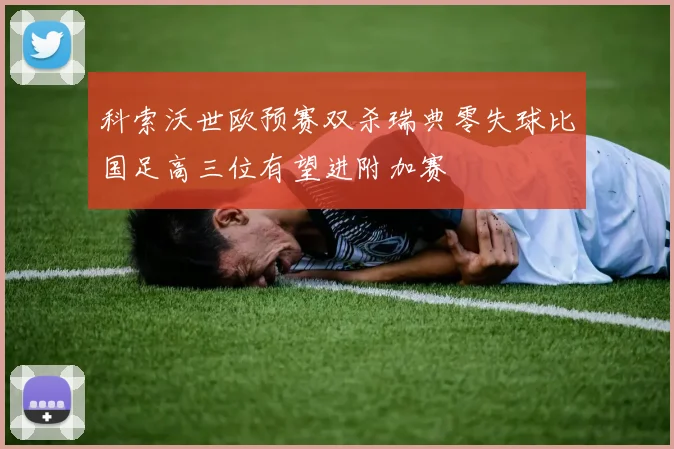 科索沃世欧预赛双杀瑞典零失球比国足高三位有望进附加赛