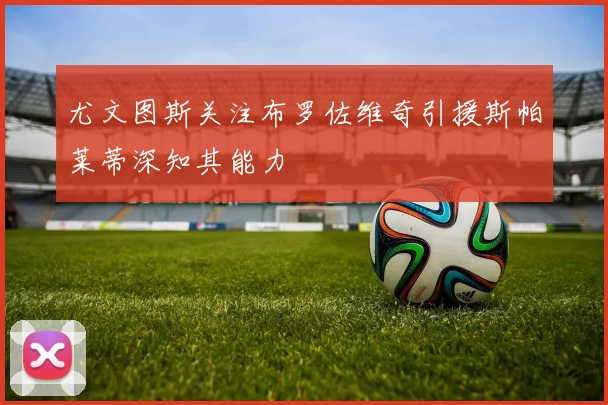 尤文图斯关注布罗佐维奇引援斯帕莱蒂深知其能力